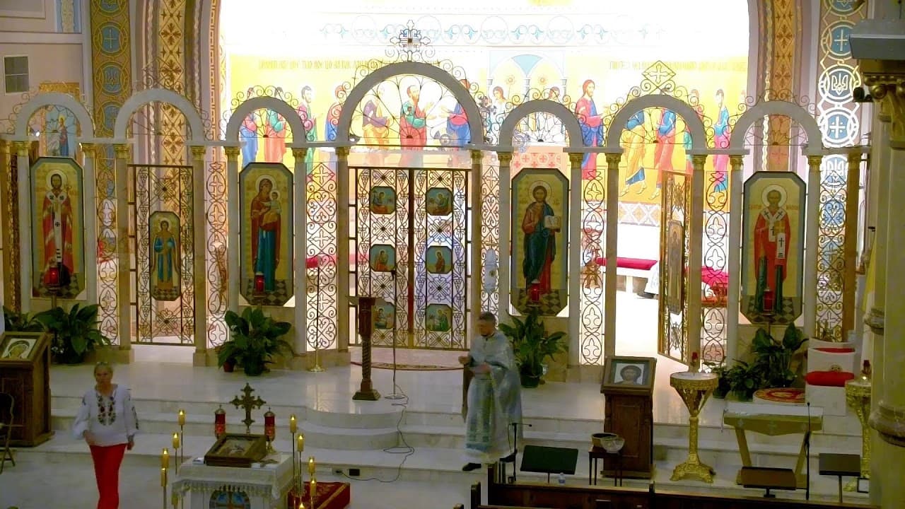 Divine Liturgy / Божественна Літургія. Покров Пресвятої Богородиці. Great Vespers with Litiya.